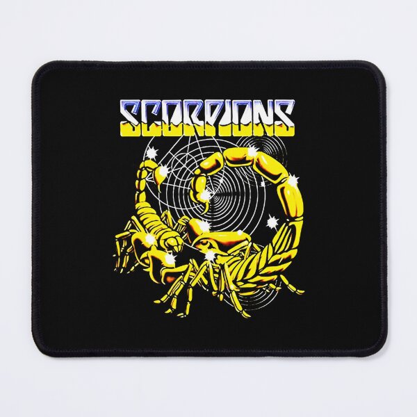 Item preview, Scorpions Rock Band Golden Scorpion Retro Metal Tribute designed and sold by MindrootEchoart.