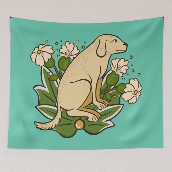 Item preview, Cute Medieval Dog Illustration Design designed and sold by MariOyama.
