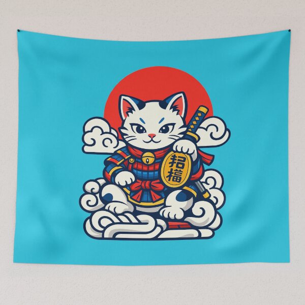 Item preview, Lucky Warrior Cat designed and sold by TeeCodes.
