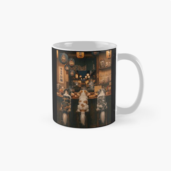 Item preview, Japanese Chin Art Ramen Noodle Foodie Dog Lover designed and sold by DoodleTortle.