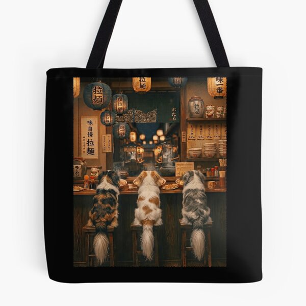 Item preview, Japanese Chin Art Ramen Noodle Foodie Dog Lover designed and sold by DoodleTortle.