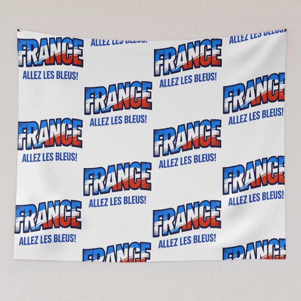 Item preview, France Allez Les Bleus French Soccer Fan Supporter designed and sold by jinajinawoodood.