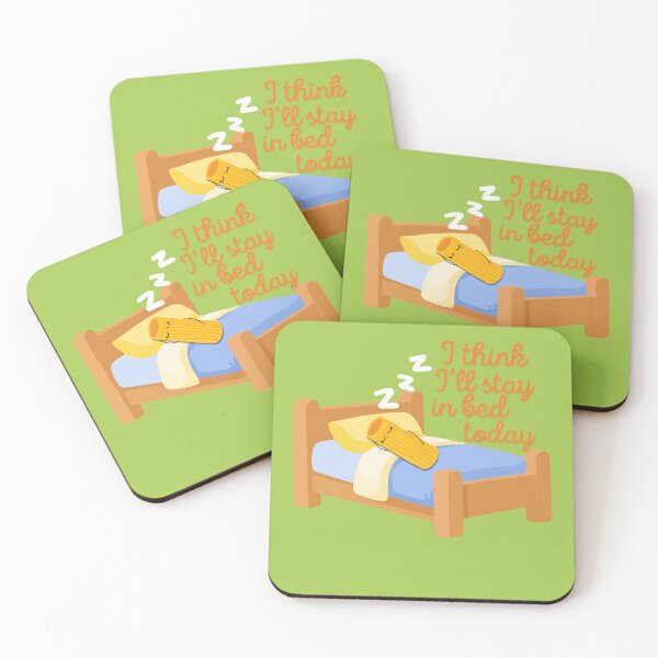 Item preview, I Think I'll Stay in Bed Today designed and sold by bandithaus.