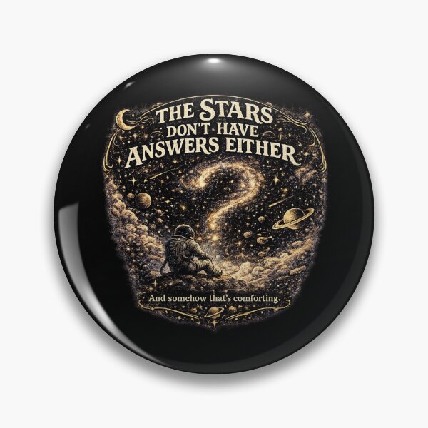 Item preview, The Stars Don't Have Answers Either Shirt | Cosmic Philosophy Space Aesthetic Tee designed and sold by MrDev.