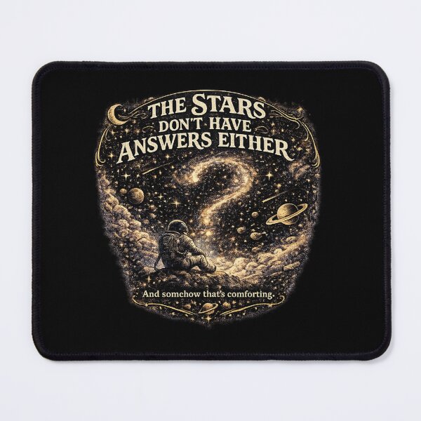 Item preview, The Stars Don't Have Answers Either Shirt | Cosmic Philosophy Space Aesthetic Tee designed and sold by MrDev.