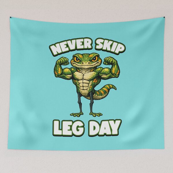 Item preview, NEVER SKIP LEG DAY designed and sold by TeeCodes.