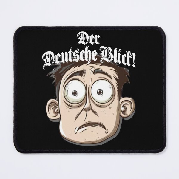 Item preview, Der Deutsche Blick Funny German Gaze Cartoon Face designed and sold by Flirt-Teez.