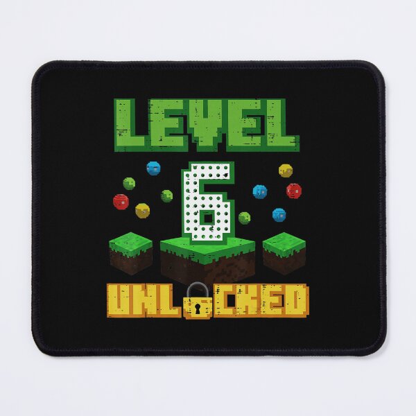Item preview, Level 6 Unlocked Pixel Birthday Gaming Celebration for Young Gamers designed and sold by FGTV2021.