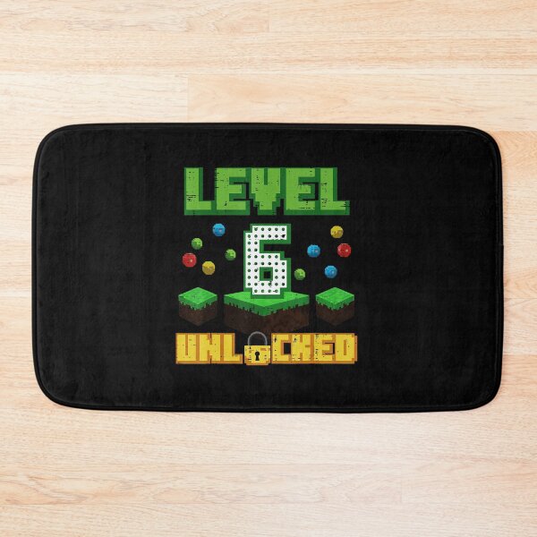 Item preview, Level 6 Unlocked Pixel Birthday Gaming Celebration for Young Gamers designed and sold by FGTV2021.