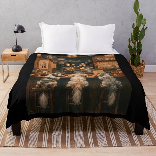 Item preview, Japanese Lhasa Apso Art Ramen Noodle Foodie Dog Lover designed and sold by DoodleTortle.