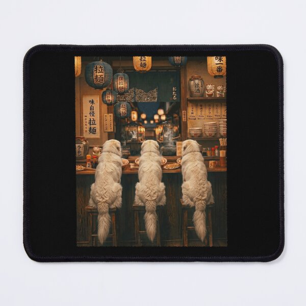 Item preview, Japanese Maremma Sheepdog Art Ramen Noodle Foodie Dog Lover designed and sold by DoodleTortle.