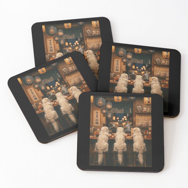 Item preview, Japanese Maremma Sheepdog Art Ramen Noodle Foodie Dog Lover designed and sold by DoodleTortle.