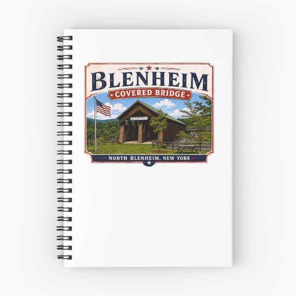 Item preview, Blenheim Covered Bridge Rustic designed and sold by gotucoveredart.