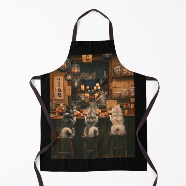 Item preview, Japanese Pomsky Art Ramen Noodle Foodie Dog Lover designed and sold by DoodleTortle.