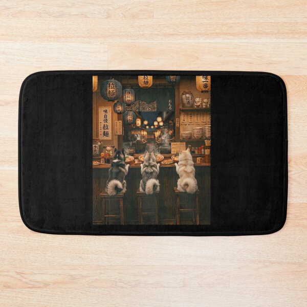 Item preview, Japanese Pomsky Art Ramen Noodle Foodie Dog Lover designed and sold by DoodleTortle.