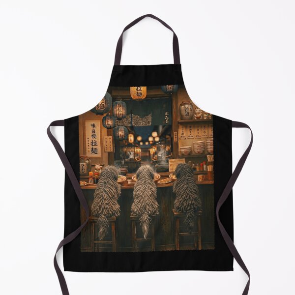 Item preview, Japanese Puli Art Ramen Noodle Foodie Dog Lover designed and sold by DoodleTortle.