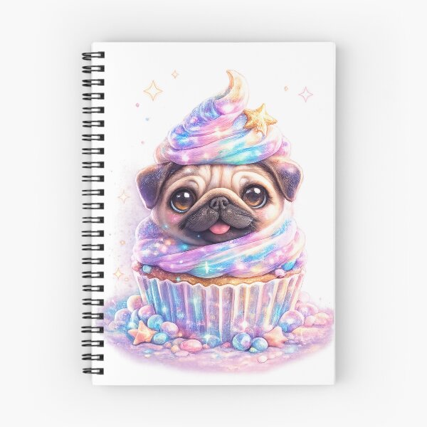 Item preview, Pastel Beach Pugcake | Summer Portal Pal/Cosmic Companion Cupcakes designed and sold by highvibz72.