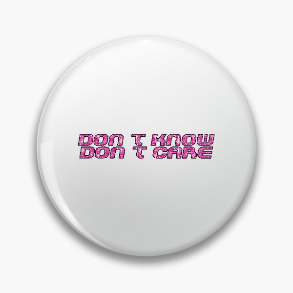 Item preview, Don’t Know, Don’t Care Glittery Icon designed and sold by juliagz.