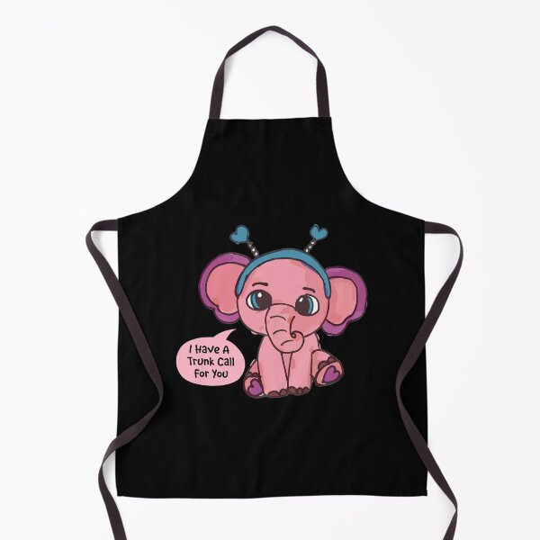 Item preview, I Have A Trunk Call For You Pink Elephant designed and sold by NoraWinlei.