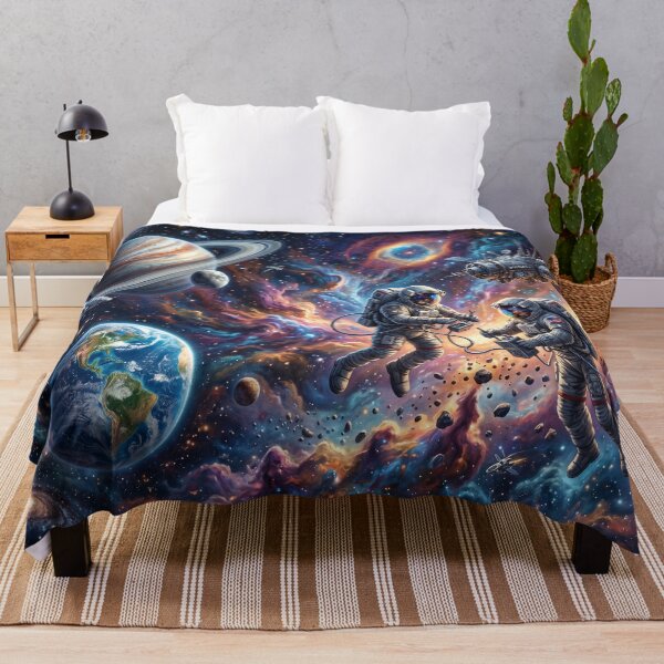 Item preview, Space Odyssey: Astronauts Over Earth and Saturn designed and sold by Quiet life.