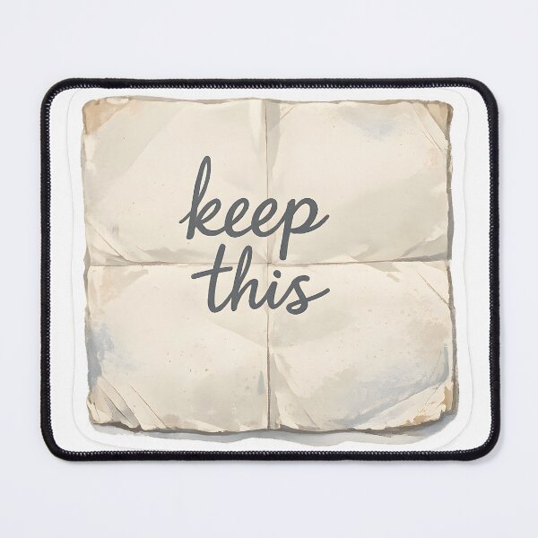 Item preview, Keep This Folded Note Illustration designed and sold by Naviora.
