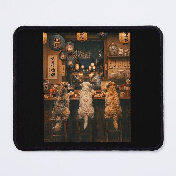 Item preview, Japanese Soft Coated Wheaten Terrier Art Ramen Noodle Foodie Dog Lover designed and sold by DoodleTortle.