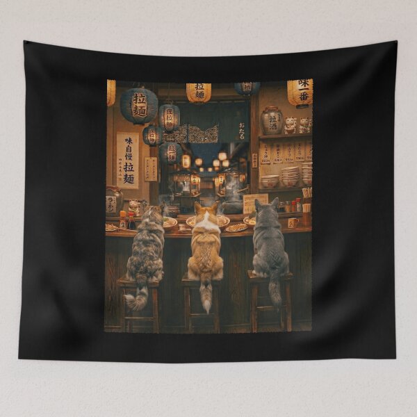 Item preview, Japanese Swedish Vallhund Art Ramen Noodle Foodie Dog Lover designed and sold by DoodleTortle.