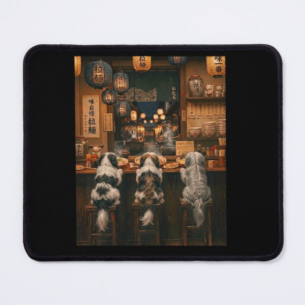 Item preview, Japanese Tibetan Terrier Art Ramen Noodle Foodie Dog Lover designed and sold by DoodleTortle.