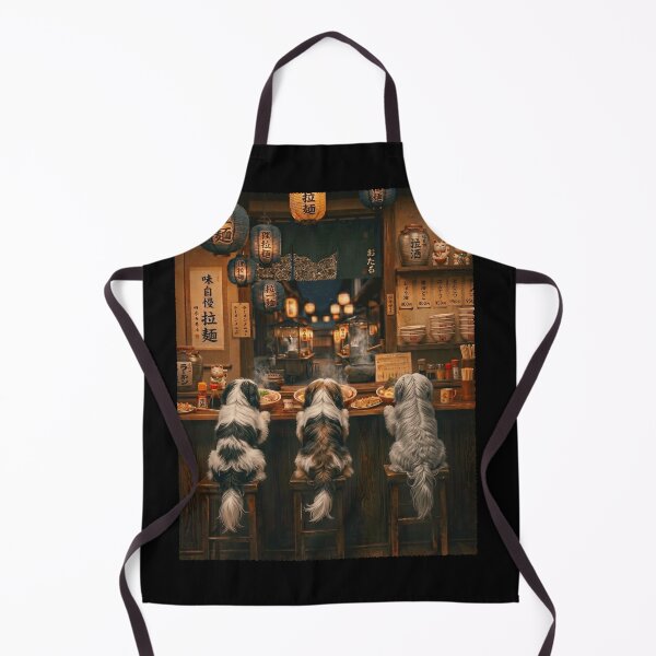 Item preview, Japanese Tibetan Terrier Art Ramen Noodle Foodie Dog Lover designed and sold by DoodleTortle.