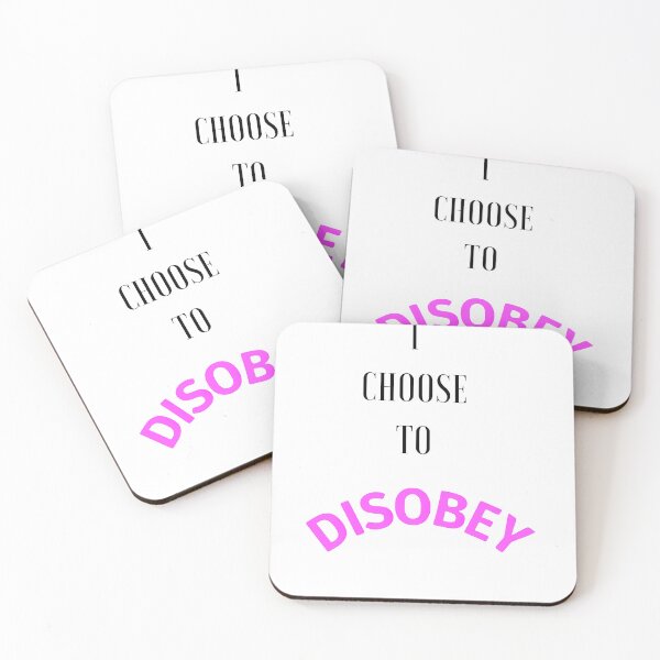 Item preview, I Choose to Disobey - Neon Rebel Aesthetic designed and sold by Infiniteartslab.
