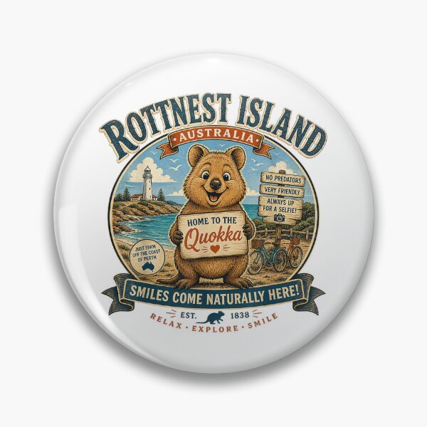 Item preview, Rottnest Island Australia Quokka designed and sold by goombi-creative.