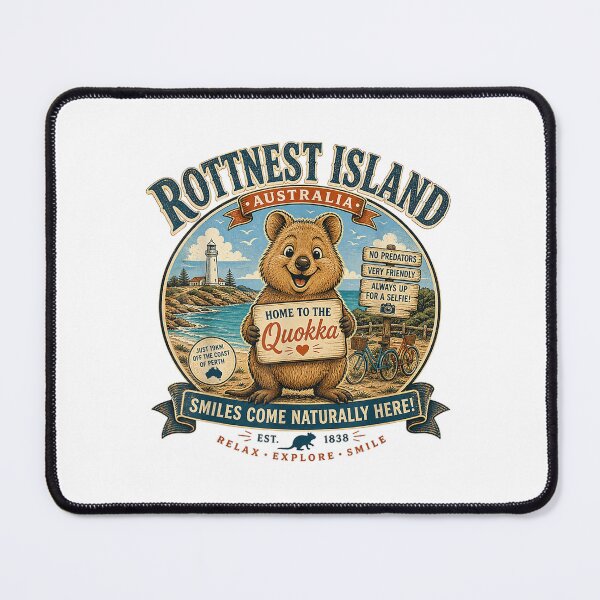 Item preview, Rottnest Island Australia Quokka designed and sold by goombi-creative.