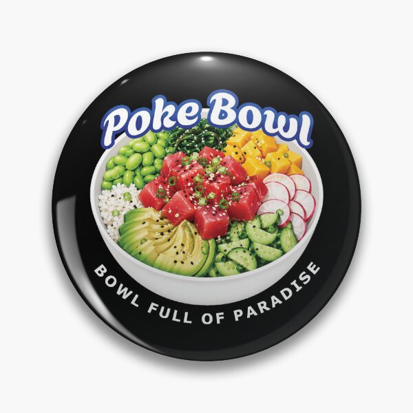 Item preview, Hawaiian Poke Bowl - Hawaiian Seafood Bowl Full of Paradise designed and sold by merchxwear.