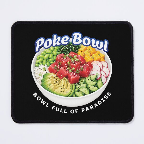 Item preview, Hawaiian Poke Bowl - Hawaiian Seafood Bowl Full of Paradise designed and sold by merchxwear.