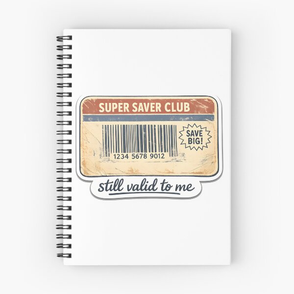 Item preview, Super Saver Club Still Valid To Me Retro Barcode designed and sold by Naviora.