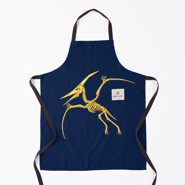 Item preview, Golden Pteranodon Dinosaur Fossil Skeleton designed and sold by hepcat-plus.