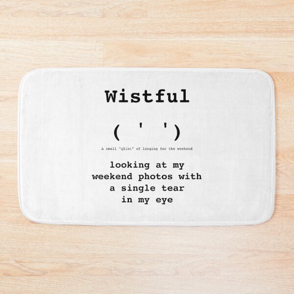 Item preview, Wistful Kaomoji ( ' ') - Monday Mood - DRYSMIRK designed and sold by DrySmirk.