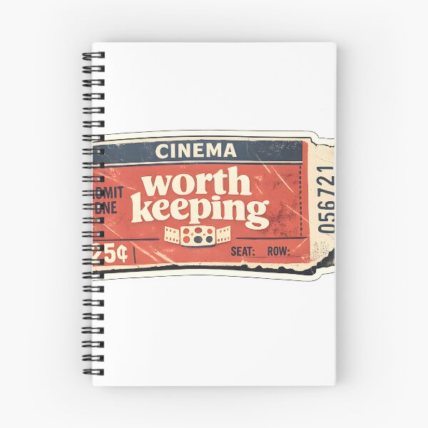 Item preview, Cinema Ticket Worth Keeping Vintage Retro Stub designed and sold by Naviora.