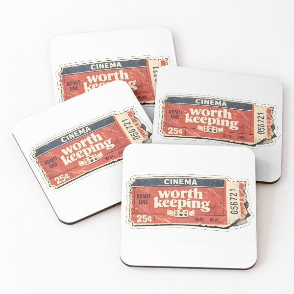 Item preview, Cinema Ticket Worth Keeping Vintage Retro Stub designed and sold by Naviora.