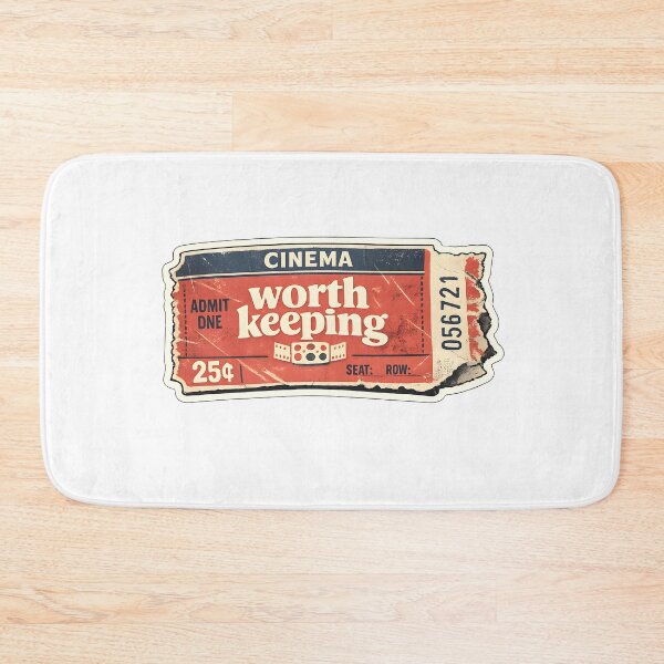 Item preview, Cinema Ticket Worth Keeping Vintage Retro Stub designed and sold by Naviora.