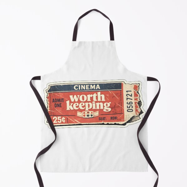 Item preview, Cinema Ticket Worth Keeping Vintage Retro Stub designed and sold by Naviora.