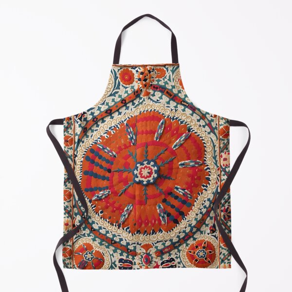 Item preview, Large Medallion Suzani Bokhara Embroidery designed and sold by Vicky Brago-Mitchell®.