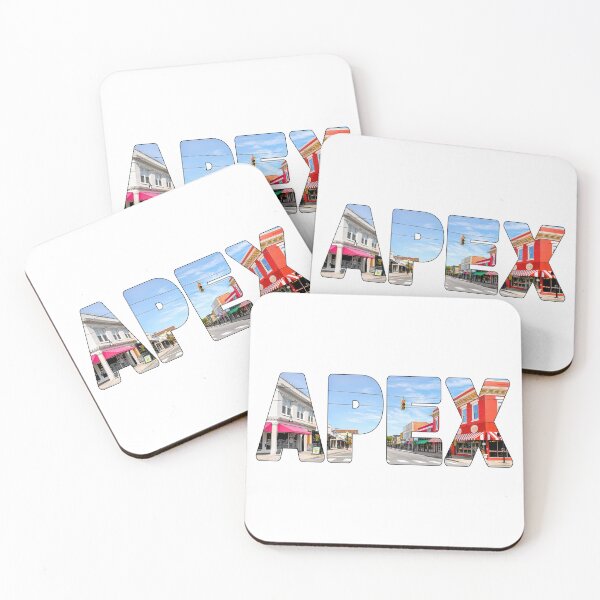 Item preview, APEX - North Carolina Famous Strip of Motels and Shops with Red Pizzeria designed and sold by Adam Gormley.
