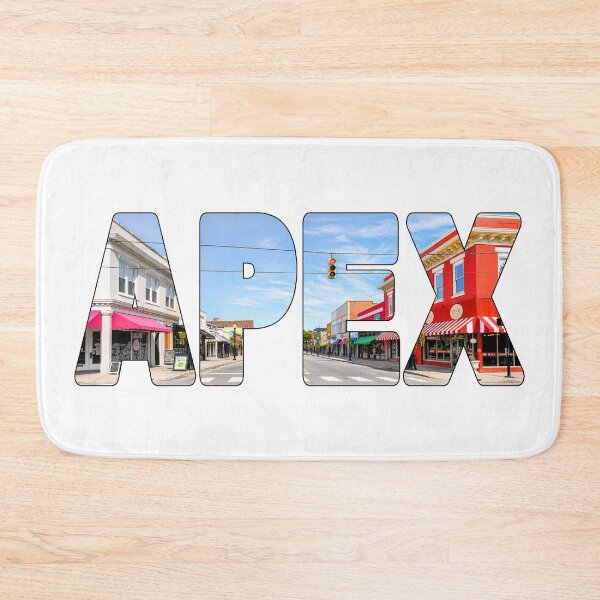 Item preview, APEX - North Carolina Famous Strip of Motels and Shops with Red Pizzeria designed and sold by Adam Gormley.