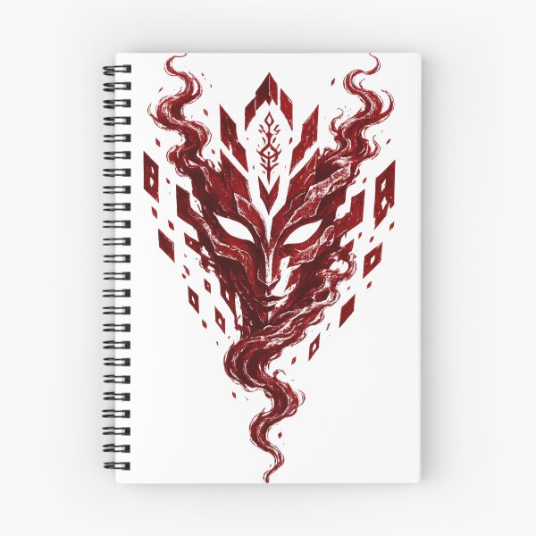 Item preview, Crimson Wraith Mask - Gothic Smoke Art designed and sold by JonelCrafts.