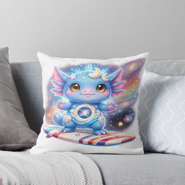 Item preview, Summer Surf Axolotl | Cosmic Wave Rider/Cosmic Companion Cupcake designed and sold by highvibz72.