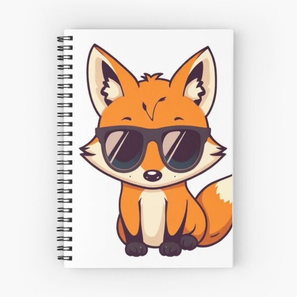 Artikelvorschau, Niedliche Kawaii-Fuchs-Sonnenbrille im Vintage-Retro-Cartoon-Stil entworfen und verkauft von Higherclothing.