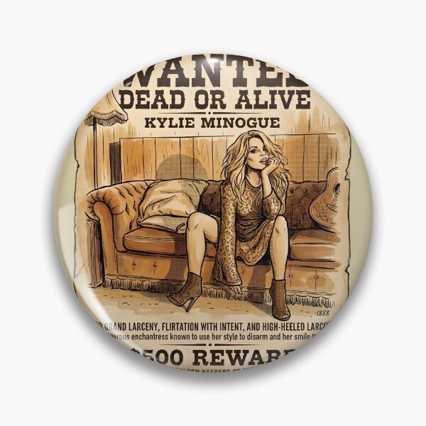 Item preview, Kylie Minogue Golden Wanted Poster designed and sold by RahniNM.