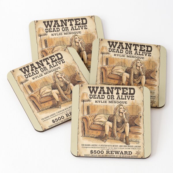 Item preview, Kylie Minogue Golden Wanted Poster designed and sold by RahniNM.