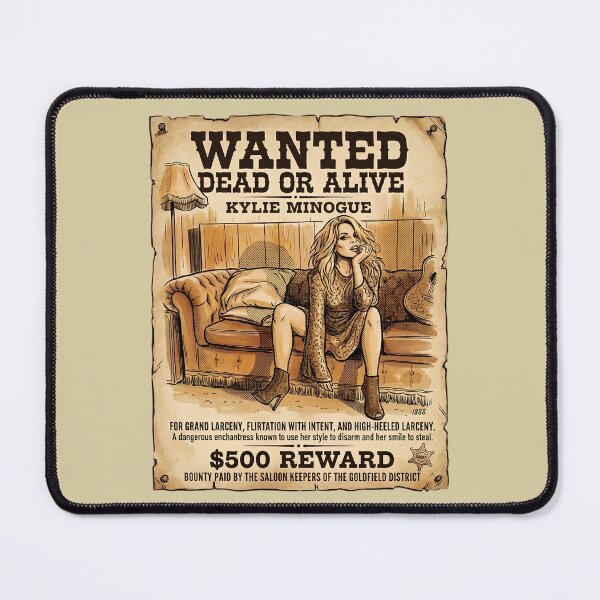 Item preview, Kylie Minogue Golden Wanted Poster designed and sold by RahniNM.